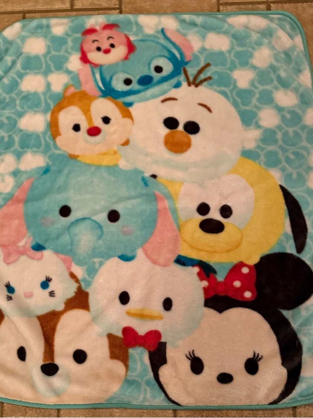 DISNEY TSUM TSUM ROYAL PLUSH RASCHEL THROW 40" x 50"